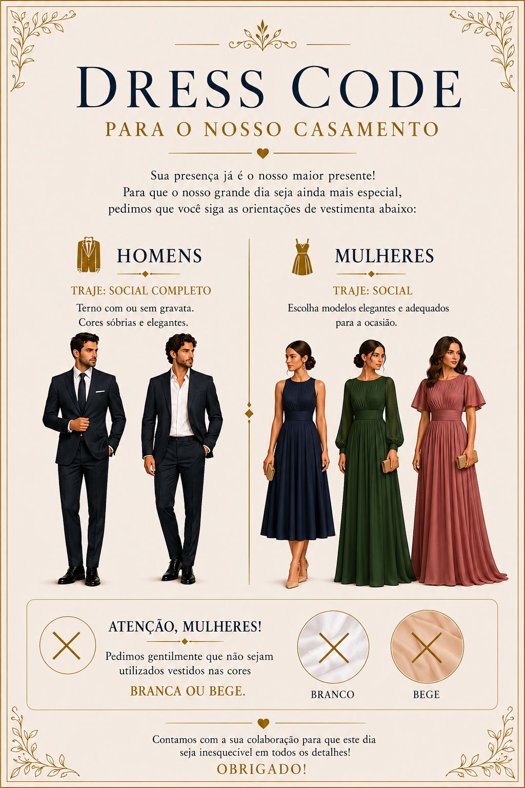 Inspiração de traje